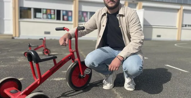 photo  romain carré a signé un contrat d’un an avec la mairie d’auvers-le-hamon.  &copy;  le maine libre 