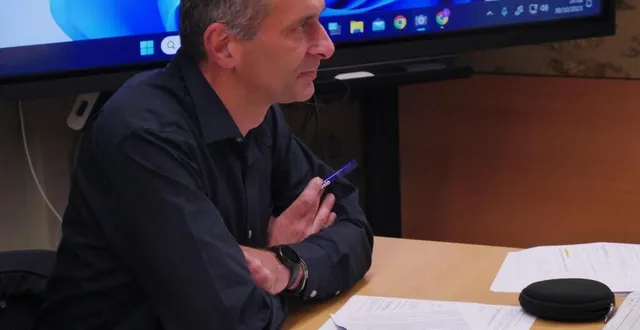 photo  david mary, conseiller délégué de lonrai au sivos, a présenté le rapport d’activités 2022.  &copy;  ouest-france 