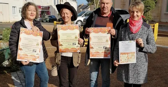 photo  l’association art & co, ici avec une partie des membres, a remis au goût du jour cette fête ancienne.    &copy;  le maine libre 