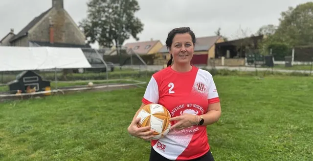 photo  cyrielle laute a pris la tête de la nouvelle équipe de football à chailloué, dans l’orne.  &copy;  ouest-france 