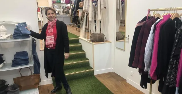 photo  solveig froger a ouvert le magasin éphémère avant de poser une nouvelle enseigne avec de nouvelles marques.  &copy;  le maine libre 