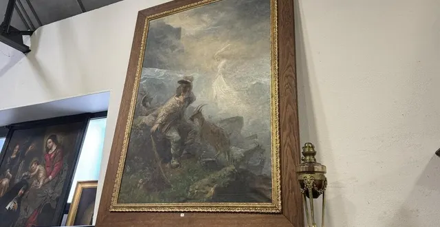 photo  un tableau de raphaël ritz sera vendu à alençon (orne) les vendredi 10 et samedi 11 novembre 2023.  &copy;  ouest-france 