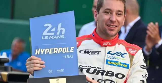 photo  robin frijns, ici lors des 24 heures du mans 2022, devrait être au volant d’une deux deux hypercars bmw la saison prochaine.  &copy;  daniel fouray / ouest-france 
