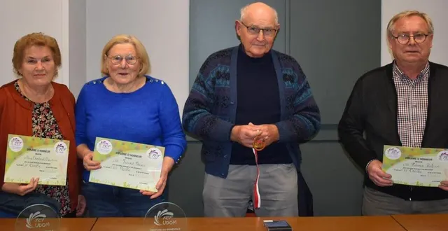 photo  les quatre récipiendaires mis à l’honneur .  &copy;  le maine libre 