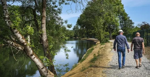 photo  la future passerelle réservée aux piétons et cyclistes reliera le quartier de la madeleine, au mans, aux communes de saint-pavace et coulaines en franchissant la sarthe depuis le boulevard nature de la métropole.  &copy;  archives le maine libre 