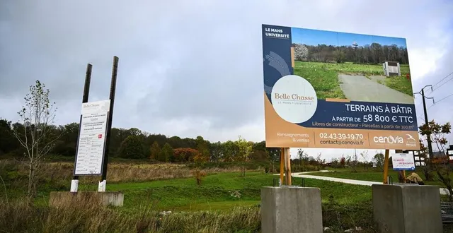 photo  ce lotissement est le dernier à être aménagé sur le secteur de l’université.  &copy;  le maine libre – denis lambert 