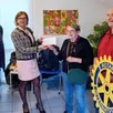 photo  « nous devons générer des recettes ou avoir des actions de terrain pour pouvoir redistribuer » explique thomas martineau, président du rotary bérengère, à droite sur la photo. 