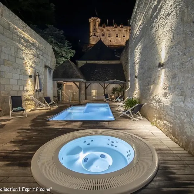 L’espace bien-être et spa de l’hôtel Anne d’Anjou à Saumur. Fred Pieau photo l’espace bien-être et spa de l’hôtel anne d’anjou à saumur. © fred pieau