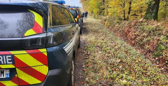 photo  la gendarmerie de la ferté-bernard est arrivée à proximité des lieux de la rave-party vers 6 heures du matin.  &copy;  le maine libre 
