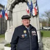 photo yves besnard, 88 ans, ancien combattant de saint-paul, a reçu un insigne avec palme dorée pour 52 années de « bons et loyaux services » comme porte-drapeau, ce samedi 11 novembre 2023.