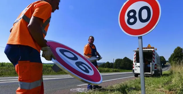 photo  406 km de routes départementales sont repassées de 80 à 90 km/h en 2020 en sarthe.  &copy;  archives le maine libre – denis lambert 
