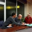 photo  de gauche à droite : hubert toreau et alain lefranc, conseillers délégués et pascal jouanny, premier adjoint. 
