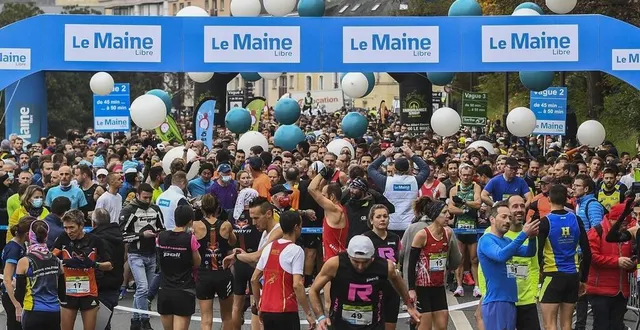 photo  l’édition 2023 du 10 km le maine libre affiche déjà complet. ils seront 4 300 à y participer.  &copy;  archives le maine libre denis lambert 