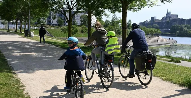 photo  angers, le 20 mai 2023. chaque angevin profite de 102 m2 d’espaces verts, quand la moyenne dans les 50 plus grandes villes de france n’est que de 50 m2.  &copy;  co – josselin clair 