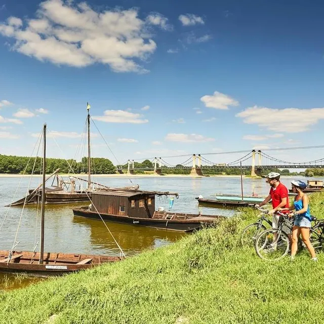 La Loire à vélo est un circuit pour les cyclistes. Alexandre Lamoureux photo la loire à vélo est un circuit pour les cyclistes. © alexandre lamoureux