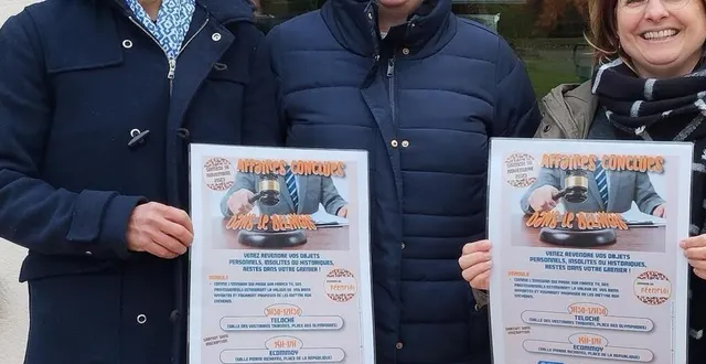 photo  de gauche à droite, christèle dinomais et laurence auriau, conseillères municipales et coralie leruez.  &copy;  ouest-france 