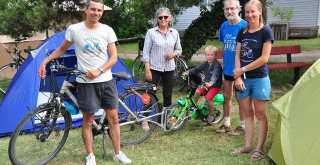 photo  avec les services qu’il propose, le camping continue d’attirer de plus en plus de cyclotouristes durant l’été.  &copy;  archive le maine libre 