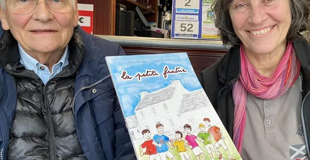 photo  antoine bodénès et véronique lesage viennent de publier leur première bande dessinée.   &copy;  le maine libre 