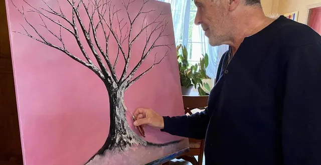 photo  dominique chauvin est autodidacte : « j’ai découvert par moi-même les différentes techniques ».  &copy;  le maine libre 