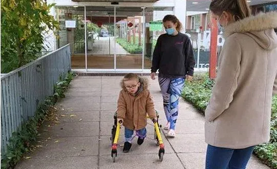 photo  offrir un jour à logan « ce rêve » de pouvoir se déplacer seul.  &copy;  ouest-france 