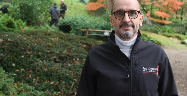 photo  maulévrier, le mardi 14 novembre 2023. le parc oriental vient de fermer ses portes, mais ses jardiniers ne ralentissent pas le travail. son directeur, alain caillé, annonce un nouveau cycle de créations à partir de l’an prochain.  &copy;  co – battiste delfino 