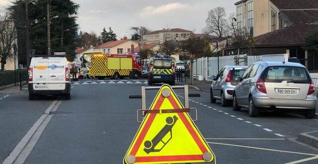 photo  l’accident a eu lieu devant le centre de formation des abeilles, près du lycée notre-dame à fontenay-le-comte (vendée). 