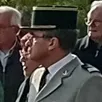 photo  stéphane delaite, conseiller municipal, capitaine de réserve et correspondant militaire dans la commune, présent à la commémoration du 11 novembre. 