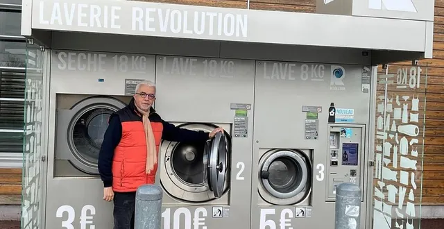 photo  une laverie, comme celle présentée par le maire, sera installée à sainte-gauburge.  &copy;  ouest-france 