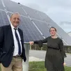 photo  philippe auvray, président du syndicat territoire d’énergie orne, et hélène tesson, ingénieure en énergies renouvelables, spécialisée dans le photovoltaïque. 
