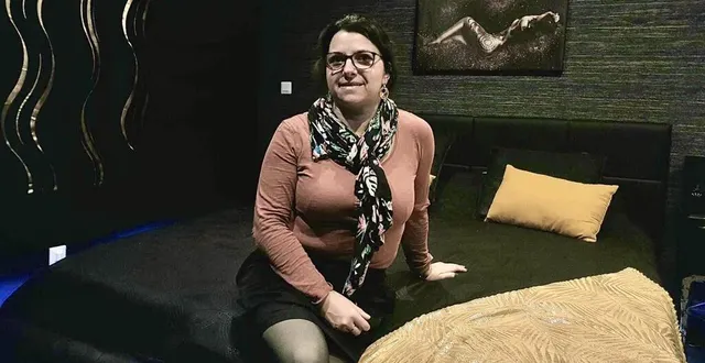 photo  priscilla chedhomme a investi dans une love room avec son mari, à alençon (orne).  &copy;  ouest-france 