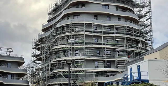 photo  dans le cadre de l’appel à projets imagine angers, vinci immobilier réalise un programme pensé pour devenir un bâtiment totem dans la skyline angevine, avec une architecture voulue audacieuse, rappelant la silhouette d’un arbre et faisant la part belle au végétal.  &copy;  ouest-france 