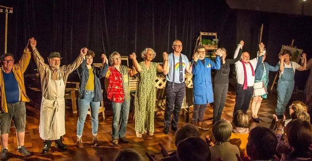 photo  les vilains de parcé-sur-sarthe donneront une représentation samedi 25 novembre 2023 dans le cadre du téléthon 2023 à sablé-sur-sarthe.  &copy;  vilains parcé 