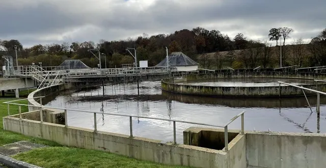 photo  la station d’épuration du landis à caligny (orne).  &copy;  ouest-france 