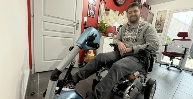 photo  tony henri, résidant à saint-georges-des-groseillers, près de flers (orne), vit avec la maladie de l’ataxie de friedreich.  &copy;  ouest-france 