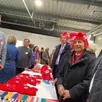 photo  les dix salariés de l’activité textile en entreprises adaptées confectionnent des bonnets phrygiens pour les jeux olympiques. ils sont sous la direction de cyril chaigneau, qui a pris ses fonctions quelques mois après l’incendie. 