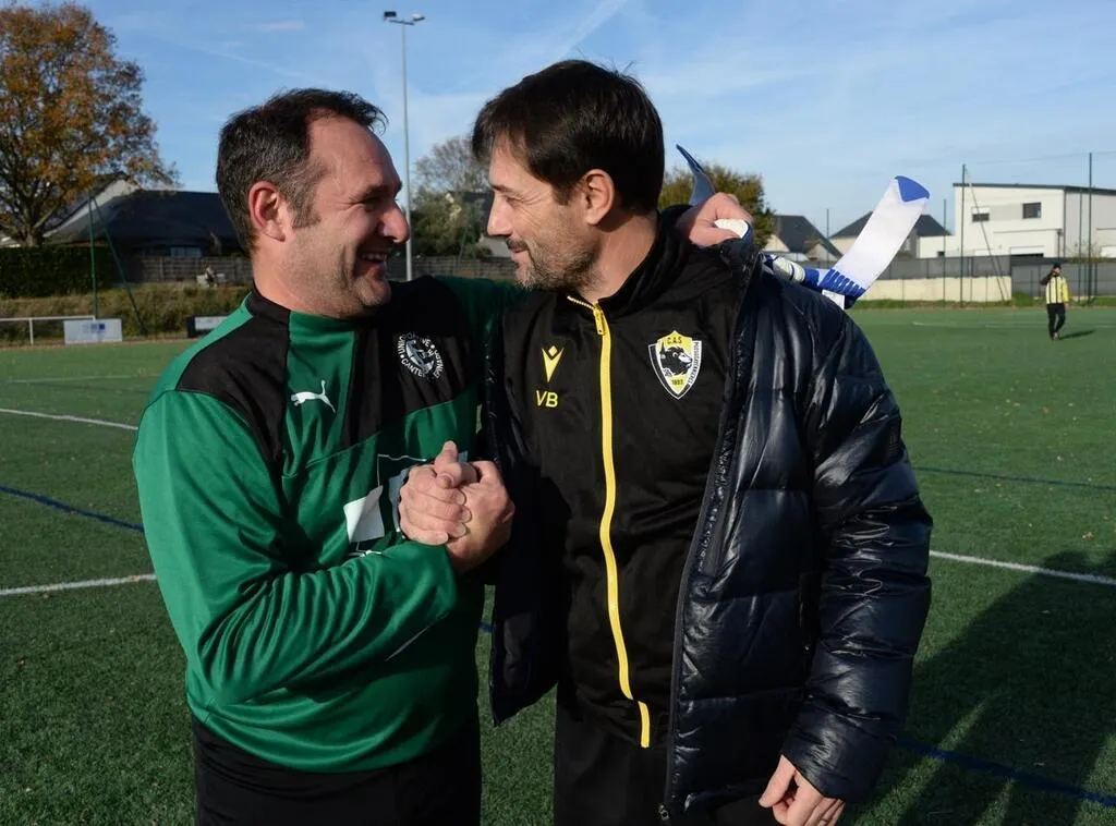 Anjou Football Club. Sébastien et Vincent, rivaux… le temps d’un temps
