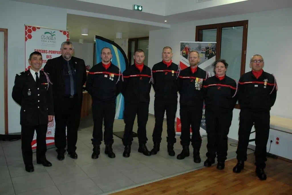 SainteBarbe les pompiers du centre de secours de Caulnes ont effectué 460 interventions en