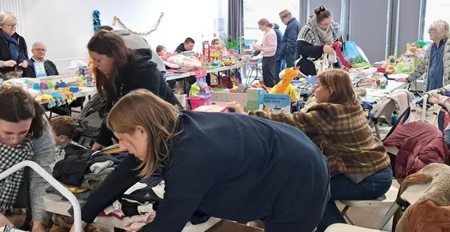 photo  les acheteurs disposaient d’un choix très varié lors de la bourse aux jouets.  &copy;  ouest-france 