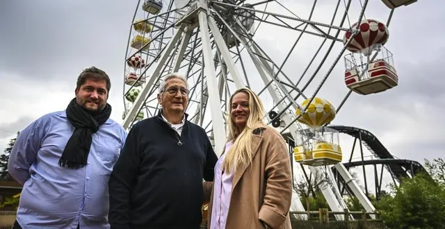 photo  yvré-l’évêque, jeudi 23 novembre 2023. florian, roger et clarisse sacreste ont transformé papéa. en une quinzaine d’années, le parc est passé de 35 000 à 200 000 visiteurs. un succès qui s’écrit en famille.  &copy;  le maine libre – denis lambert 