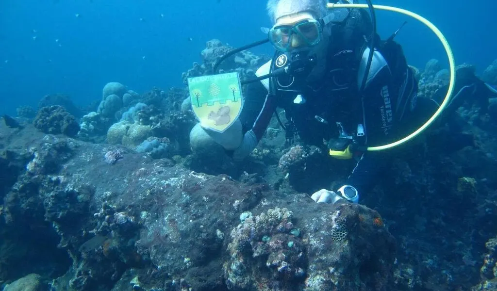 Qui pour faire la photo du blason d’une petite commune du MaineetLoire en Corée du Nord