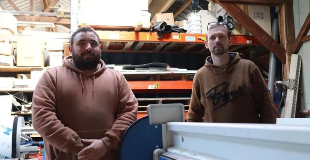 photo  grégory souchu et gérald jouis ont créé js couverture en mai 2018, à juigné-sur-sarthe. aujourd’hui l’entreprise compte six salariés.  &copy;  ouest-france 