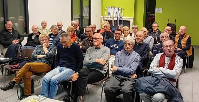 photo  un public nombreux a assisté à cette assemblée générale présidée par michel basoge, qui a annoncé que sa mandature s’arrêtera après la saison 2024.  &copy;  le maine libre 