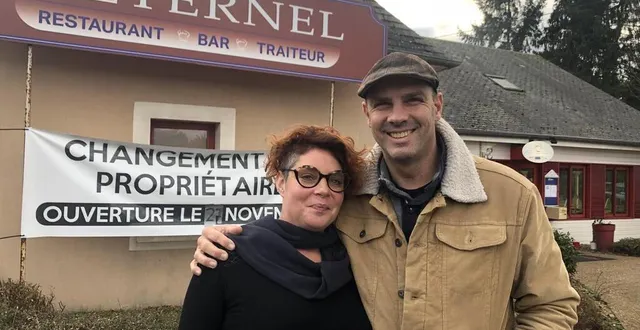 photo  pierre et claudie boussard sont les deux nouveaux gérants du restaurant routier de la fontaine-saint-martin, au nord de la flèche, renommé l’éternel.  &copy;  ouest-france 
