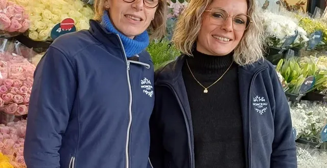 photo  myriam drillot, à gauche, et cynthia rétif, cogérantes de la boutique monceau fleurs.   &copy;  co 