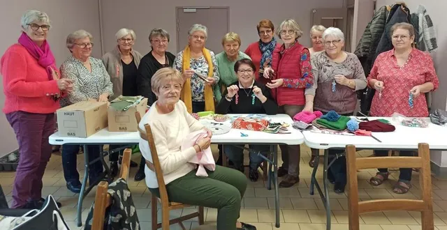 photo  les couturières vendront leurs créations samedi matin.  &copy;  le maine libre 