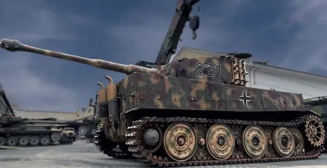 photo  après restauration, le tigre 1 du musée des blindés de saumur serait le seul en état de marche au monde.  &copy;  ouest-france 