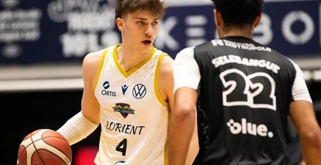 photo  fabio milanese et ses 15 points n’ont pas suffi face à selebangue et aux rennais.  &copy;  audrey favre 