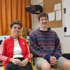 photo  louise kevalla et bertrand cauchois ont animé les ateliers théâtre auprès de 110 élèves des classes de 5e du collège camille-claudel. 