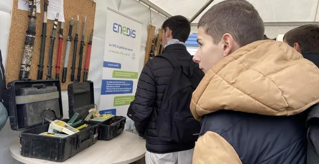 photo  environ 200 lycéens ont pu visiter le site d’enedis au mans, jeudi 7 décembre.  &copy;  photo : le maine libre 