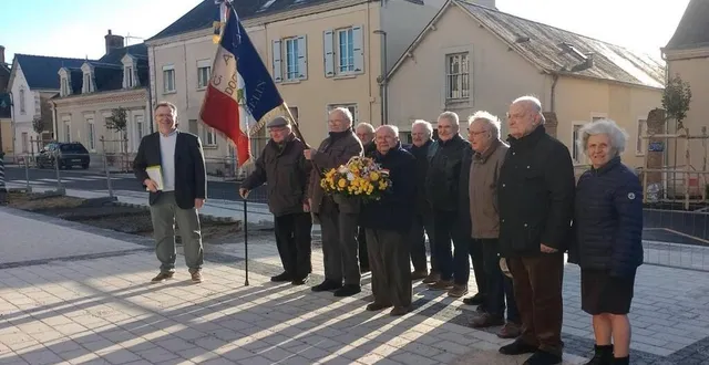 photo  les membres de l’afn-unc ont répondu présents à la cérémonie.  &copy;  dominique haies 